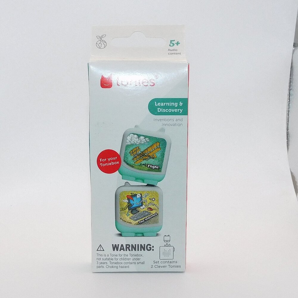 Tonies 2 Pack Flight Internet Learning and Discovery Airplanes Computers NEW